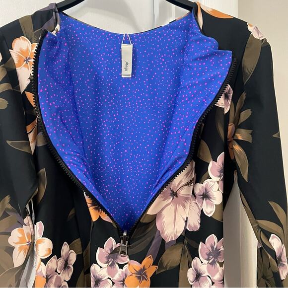 Maaji Floral Print Surf One Piece Long Sleeve Swimsuit - Picture 2 of 8
